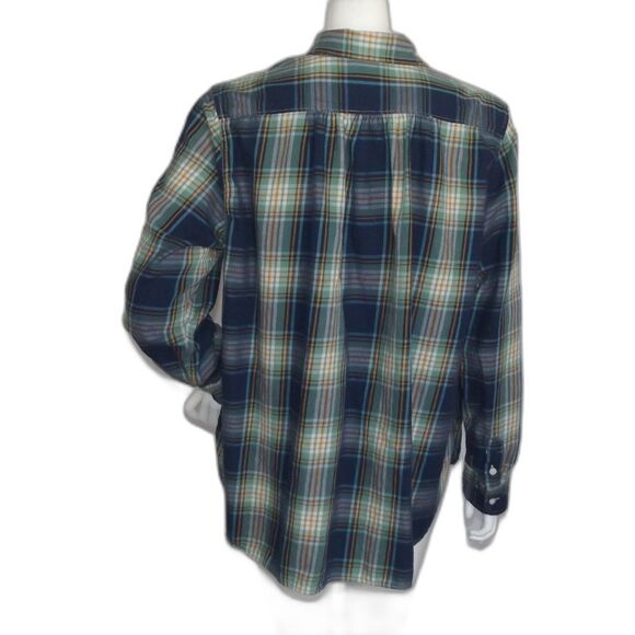 DENIM & SUPPLY Ralph Lauren Plaid Shirt, XL, Brushed Cotton Flannel, Tab sleeves - Picture 5 of 11
